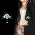 Peacock Metal Brooch Pin for Jackets and Lapels Pictured Design view 4