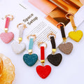 Clay Full Crystal Heart Keychains in Seven Colors plus Assorted Option view 2