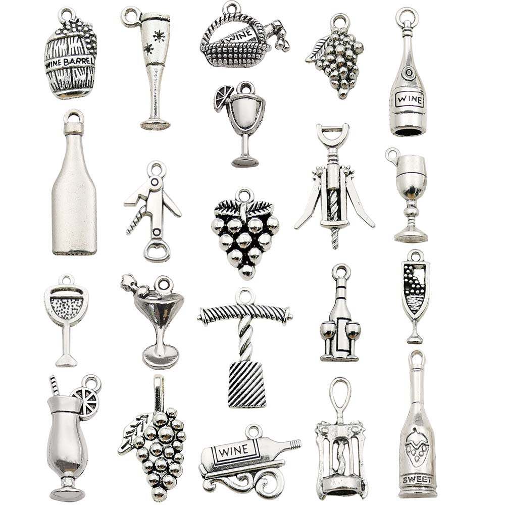 Zinc Alloy Charm Pendants for DIY Jewelry Accessories