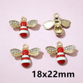 Colorful Enamel Bee Charms in Nine Pictured Styles view 8