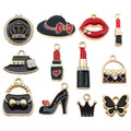 Black Fashion Theme Metal Charms with 11 Listed Options view 1
