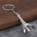 Minimalist Eiffel Tower Zinc Alloy Keychain Gift Pendant