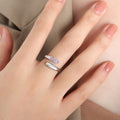 Open Wrap Rhinestone Tip Rings Gold Steel Multicolor view 6