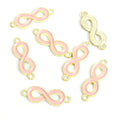 Enamel Infinity Symbol Double Loop Jewelry Connectors view 12