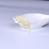 Matte Gold Feather