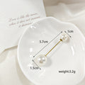 Pearl Double-End Stick Pins Brooches Plus Airplane Pin 5 Styles view 8