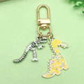 Dinosaur Metal Keychains In Six Colorful And Silver-Tone Styles view 2