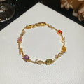 Geometric Zircon Crystal Bracelets Vine and Tennis Styles view 10