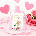 Gold XOXO Rose Winged Heart Pink Enamel Charm Keychain view 6