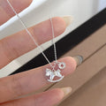 Silver-Tone Rocking Horse Pendant Necklace - One Style view 1