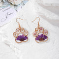 Resin Dried Flower Butterfly Fish Shape Earrings 8 Styles view 3