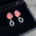 Assorted Multi-Style Pearl Stone Flower Drop Earrings 16 Variants view 10