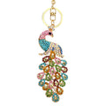 Multicolor Jeweled Swan Keychain With Faceted Wing Stones view 5