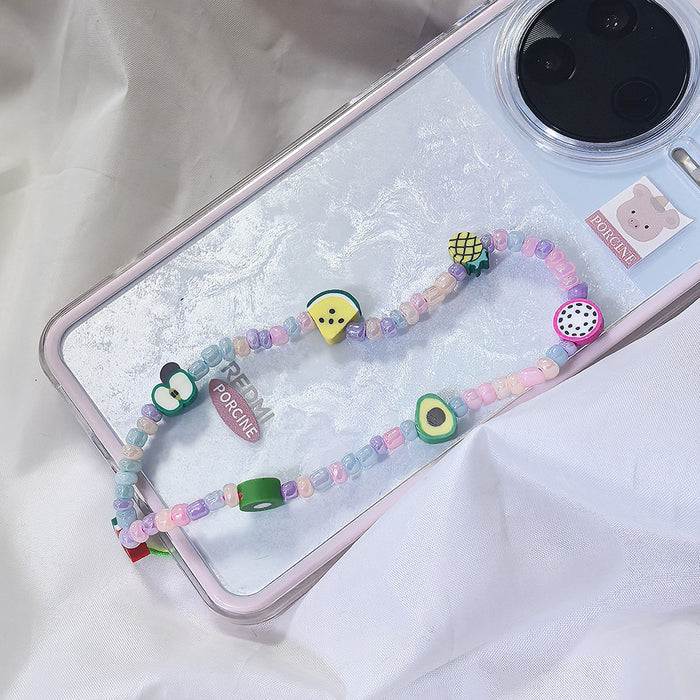 Mixed Bead Phone Charms Straps Stars Hearts Smiles 2 Packs