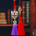 Lion Dance Head Tassel Ornaments in Four Colors plus Tassel Only Option view 4