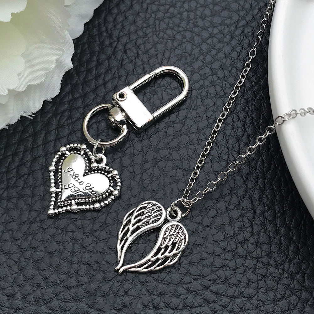 Zinc Alloy Solid Heart Hollow Heart Charm Pendant for DIY Bracelet Earring Jewelry