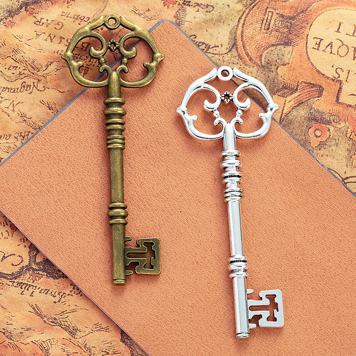 Vintage Double-Sided Key Pendant