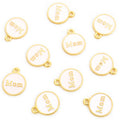 Enamel-Look Letter Alloy Charms in 19 Styles for Jewelry Crafts view 3