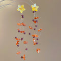 Floral Bead And Resin Drop Earrings In Three Designs view 6