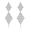 Silver Crystal Tassel