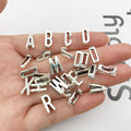 Antique Silver Letter Metal Charms with 2 Listed Options view 4
