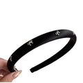Padded Satin Headband With Small Metal Bows In Black Or Pink view 5