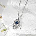 Rhinestone Hamsa Evil Eye Keychain Necklace Four Styles view 9