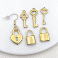 Gold-Tone Heart Metal Charms with 7 Listed Options view 4