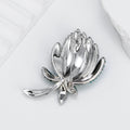 Tulip Crystal Metal Brooch Pin for Jackets and Lapels view 4