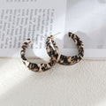 Thirty Three Fabric Wrapped Patterned Mixed Statement Earrings view 7