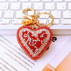 Red Mixed-Cut-Heart