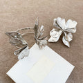 Metal Flower Leaf Bow Ring Bangle Sets Six Styles Pair view 10