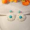 Blue White Daisies