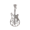 Gold Tone Silver Tone Violin Crystal Two Designs Metal Brooch Pin view 6