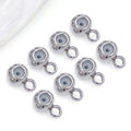 Silicone Stopper Beads With Optional Side Loops in Three Sizes view 12