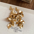 Ruffled Petal Clip On Drop Earrings in Six Colors for Women view 9