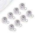 Silicone Stopper Beads With Optional Side Loops in Three Sizes view 7
