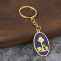 Shin Enamel Metal Keychain Bag Charm in Zinc Alloy