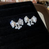 Bow Pearl Studs