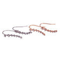 Curved Clear Look Star Row Hook Earrings in Two Finishes view 5