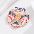 Red Gold Tone Eagle Metal Brooch Pin for Jackets and Lapels view 5