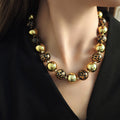 Leopard Bead Bracelet and Necklace Jewelry Collection view 11