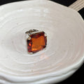 Silver Square Faceted Crystal Open Ring Three Colors view 7