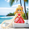 Pearl Strand Princess Doll Keychains in Six Dress and Pose Styles view 4