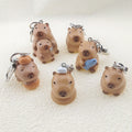 Capybara Food and Costume Figure Clip Keychains in Six Designs view 2