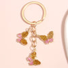 Gold Pink Butterfly