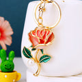 Pearl Rose Keychains in Pink and Red plus Assorted Color Option view 6
