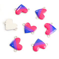 Enamel-Look Gold Silver Heart Alloy Connectors in 12 Styles view 11