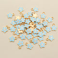 Enamel Flower Metal Charms in Ten Soft Color Options view 7