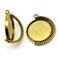 Double Sided Rotating Round Pendant Trays in Five Finishes view 5